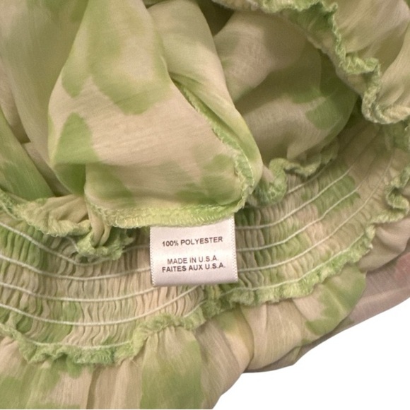 NWT MISA LOS ANGELES Rumi Dress Honeydew Blossom M Asymmetrical Floral Revolve - Picture 6 of 7